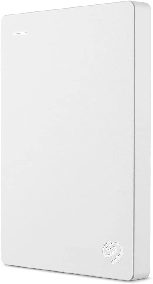 Seagate 2TB Photo Drive with Mylio Create Portable External Hard Drive USB 3.0 (STJS2000400), White (Renewed)