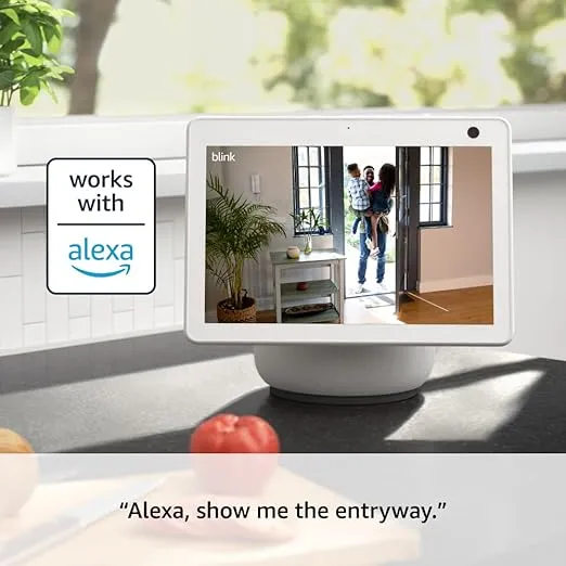 Blink Mini 2 [Newest Model] - Stay connected to your home and pets with plug-in smart security - 1 camera system (Black)