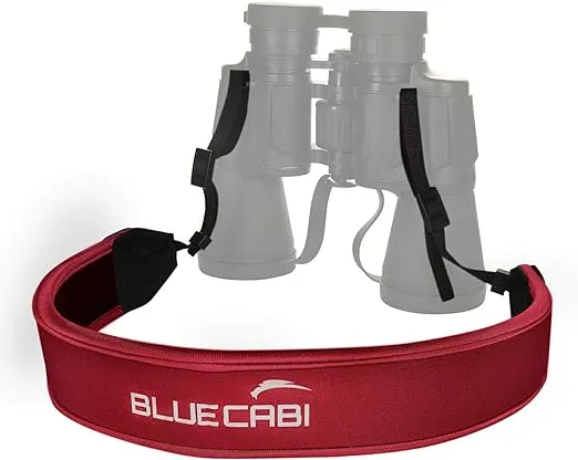 Neoprene Neck Shoulder Strap for Cameras and Binoculars - Comfortable Adjustable Fit for Men and Women with Anti Slip Material - Lightweight Design for Binocular Telescopes, and Rangefinders