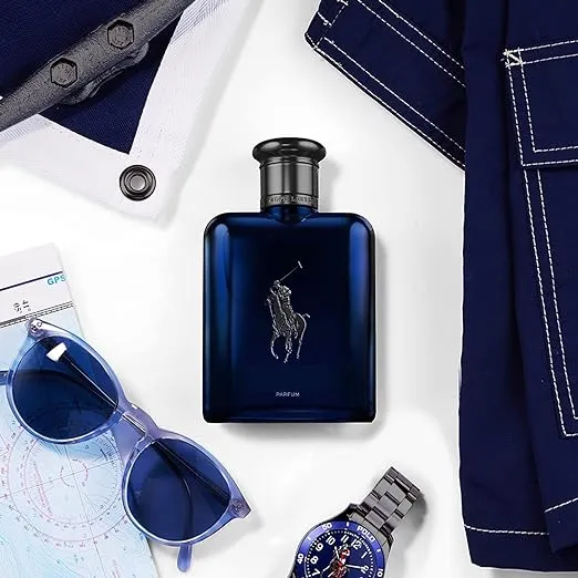 Ralph Lauren - Polo Blue - Parfum - Men's Cologne - Aquatic & Fresh - With Citrus, Oakwood, and Vetiver - Intense Fragrance