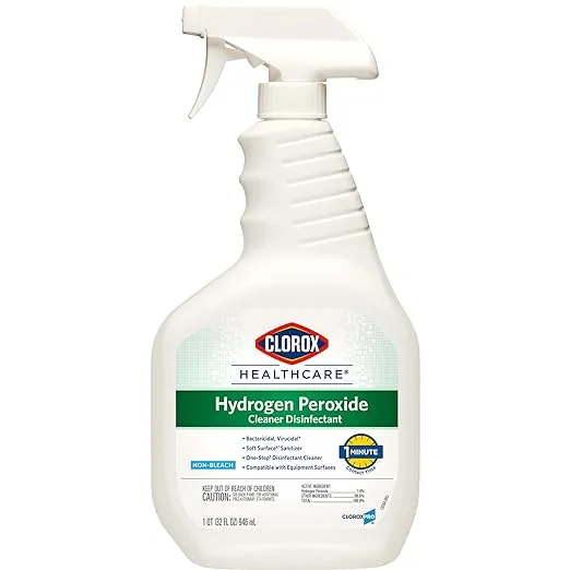 Clorox Healthcare Hydrogen Peroxide Cleaner Spray, 32 Fl Oz (Package May Vary)