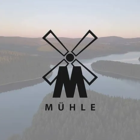 MÜHLE RYTMO Black 4-piece Pure Badger 5-Blade Razor Modern Luxury Wet Shaving Set - Perfect for Every Day Use, Barbershop Quality Close Smooth Shave