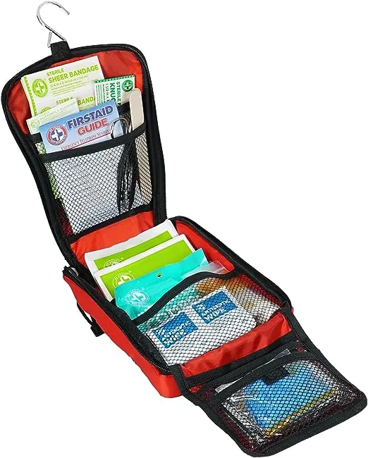 Be Smart Get Prepared 330 Piece First Aid Kit, All-Purpose: Clean, Treat, Protect Minor Cuts, Scrapes, Home, Office, Car, School, Travel, Emergency, Survival, Outdoor, Camping & Sports, FSA HSA
