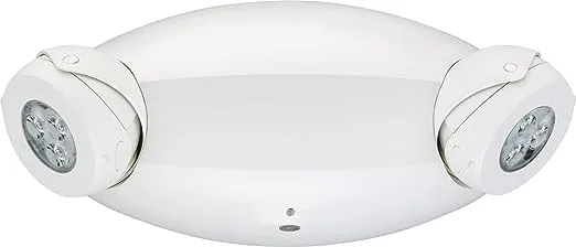 Lithonia Lighting ELM6L UVOLT LTP SDRT Quantum LED Emergency Light, Self-Diagnostics, Remote Test | UVOLT, 1100 Lumens, White