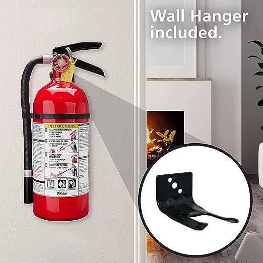 Kidde Pro 210 2A:10-B:C Fire Extinguisher, Rechargeable, Multi-Purpose for Home & Office, 4 lbs., Mounting Bracket Included , Red, 2 Pack