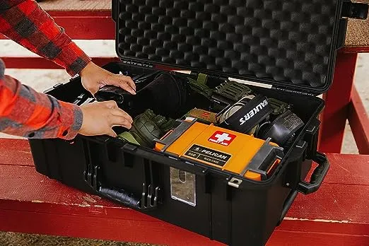 Pelican Air 1595 Case no Foam (Empty Case) - Black