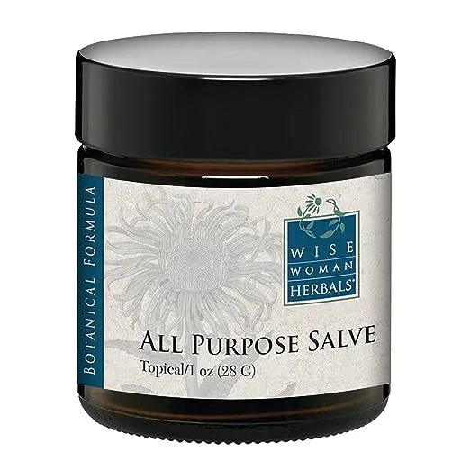 Wise Woman Herbals – All Purpose Salve – 1 Oz – Emollient Salve for Beautiful Skin – for Adults and Kids
