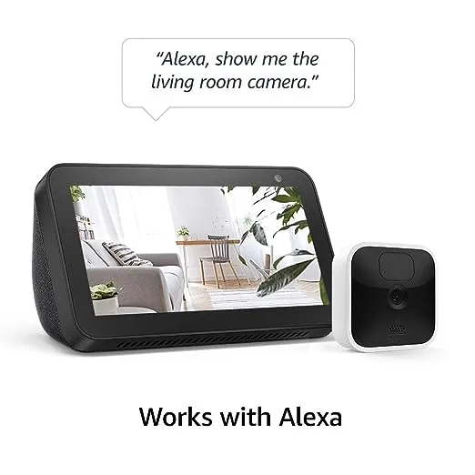 Blink Indoor - wireless, HD security camera with two-year battery life, motion detection, and two-way audio – 1 camera system