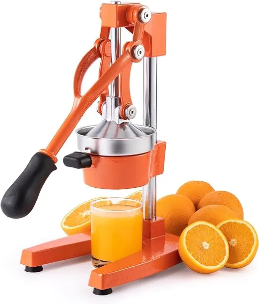 CO-Z Hand Press Juicer Machine, Manual Orange Juicer and Professional Citrus Juicer for Orange Juice Pom Lime Lemon Juice, Commercial Lemon Squeezer and Orange Crusher, Easy to Clean, Orange