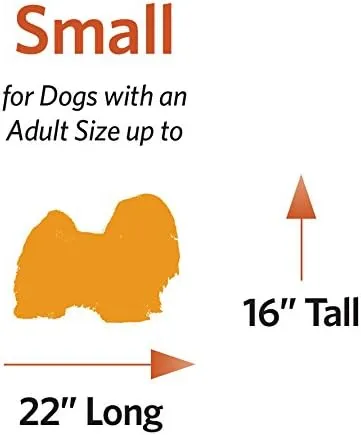 MidWest Homes for Pets Bolster Dog Bed 24L-Inch Blue Dog Bed or Cat Bed w/ Comfortable Bolster | Ideal for "Small" Dog Breeds & Fits a 24-Inch Dog Crate | Easy Maintenance Machine Wash & Dry