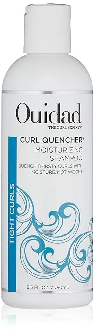 Ouidad Curl Quencher Moisturizing Shampoo - 8.5 fl oz, Curl Defining Hair Shampoo for Nourished & Hydrated Curls, Vegan, Color Safe Shampoo with Chamomile & Vitamin A & E, For Tight Curls