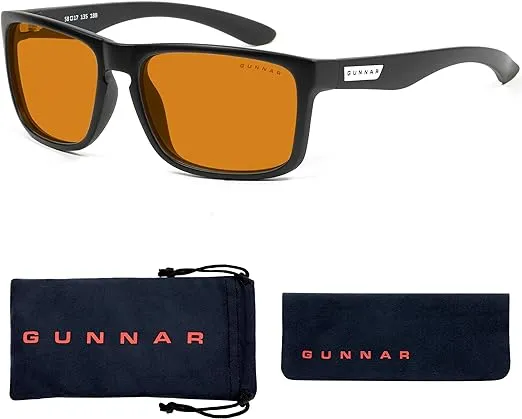 GUNNAR - Premium Premium Gaming and Computer Glasses - Blocks 65% - 98% Blue Light - Intercept