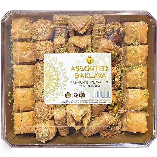 EF - Premium Assorted Baklava, 30 OZ (850G), Kosher, Halal