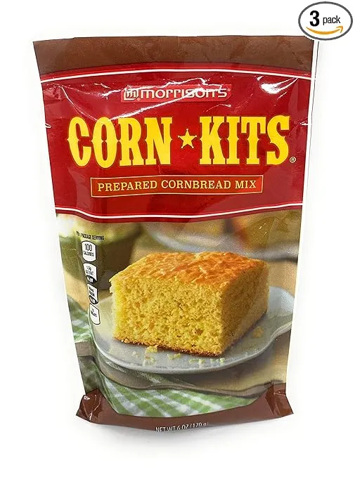 Morrison's Corn Kits Prepared Cornbread Mix - pack of 3