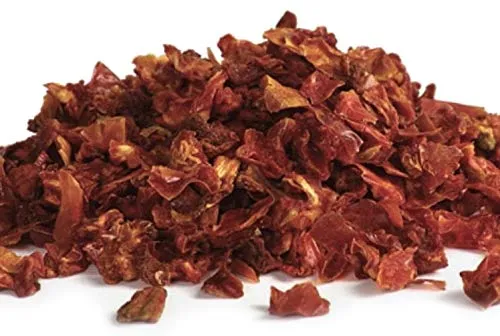 It's Delish Premium Dried Tomato Flakes, 8 Oz Bulk Bag, Dried Natural Tomatoes Ready to Cook – Dehydrated Tomato Vegetable Flakes – Great for Home Cooking, Camping & Backpacking