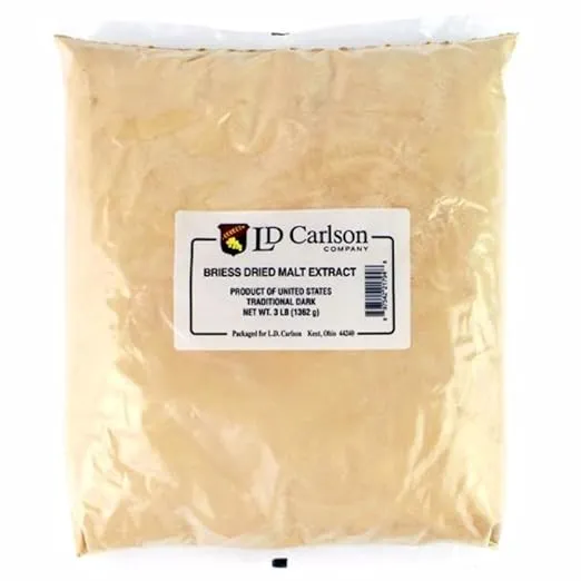 Briess 2A-3IVR-01PR Dry Malt Extract - Traditional Dark - 3 lbs.