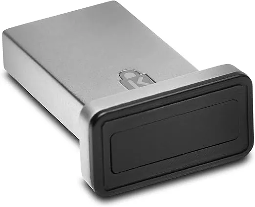 Kensington VeriMark™ Gen2 USB-A Fingerprint Key Reader - Windows Hello & Windows Hello for Business, Tap and Go, Anti-Spoofing (K64704WW)
