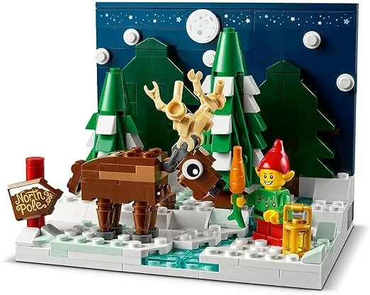LEGO Exklusiv Set Vorgarten of The Weihnachtsmanns Limitiert 317 Teile