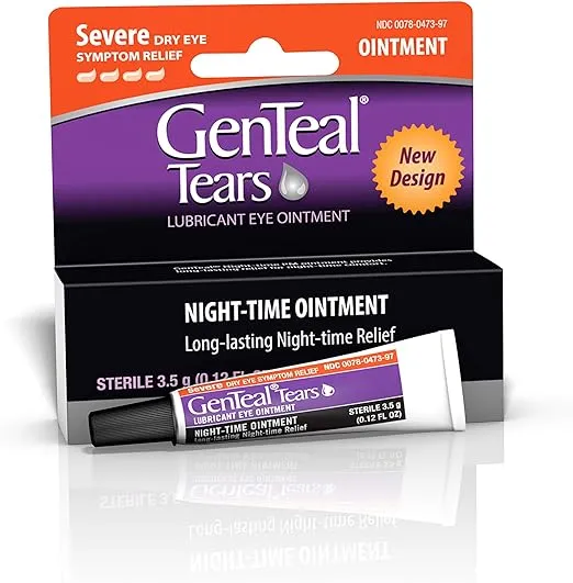 Genteal Tears Night-Time Ointment 3.5g Clear 0.12 Fl Oz
