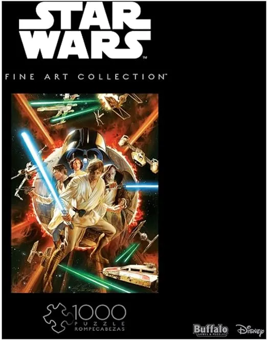Buffalo Games - Star Wars - Comic Variant Cover - 1000 Piece Jigsaw Puzzle for Adults Challenging Puzzle Perfect for Game Nights - Finished Puzzle Size is 26.75 x 19.75