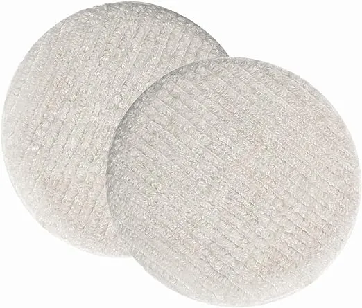 Oreck Orbiter ORB300, 400, Series Carpet Bonnet Pad White Cloth Part # 437-053 - Pack of 2