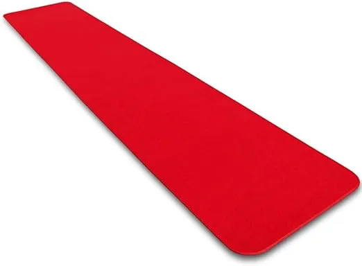 House, Home and More Red Carpet Aisle Runner - 3 Feet x 20 Feet
