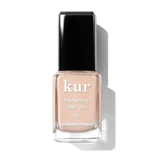 LONDONTOWN Nail Veil Enhancing Nail Care - Nail Protectant, Nail Strengthener, Natural Tint, Vegan and Cruelty-Free, Chip-Resistant