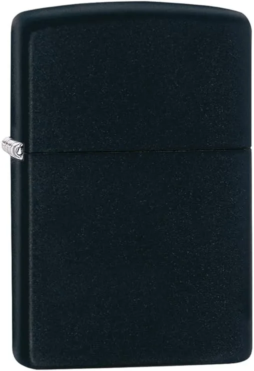 Zippo 218 Classic Black Matte Pocket Lighter