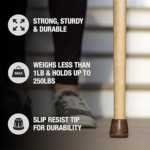 Brazos Rustic Wood Walking Stick
