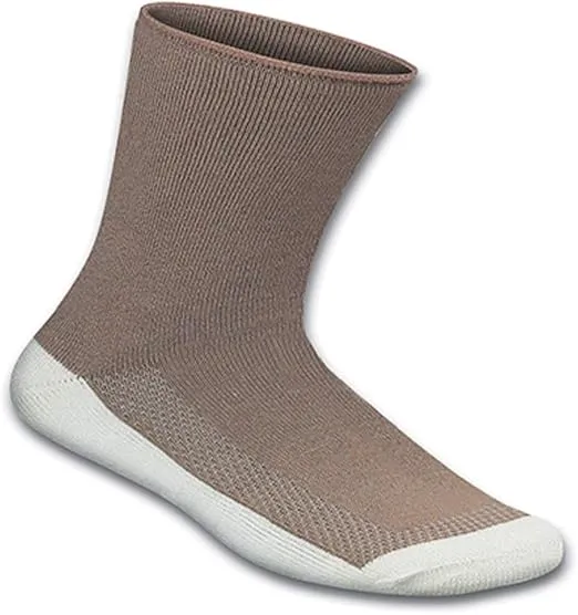 Orthofeet Extra Roomy Non-Binding Non-Constrictive Circulation Seam Free Socks, 3 Pack