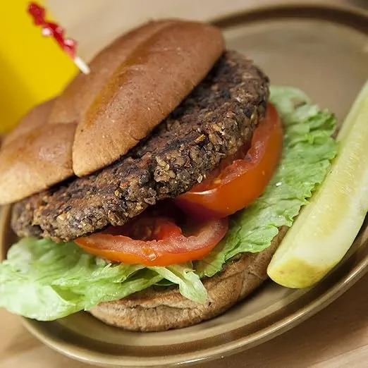 Augason Farms Black Bean Burger Mix Can, Certified Gluten Free, Emergency Food Supply, Everyday Meals, 38 Servings