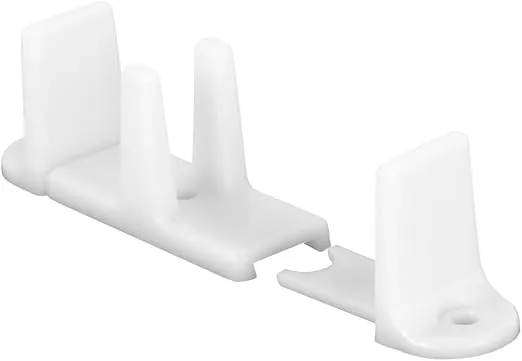 Prime-Line N 6761 Adjustable Nylon Bypass Door Guide, 1-1/4 In. (2 Pack)