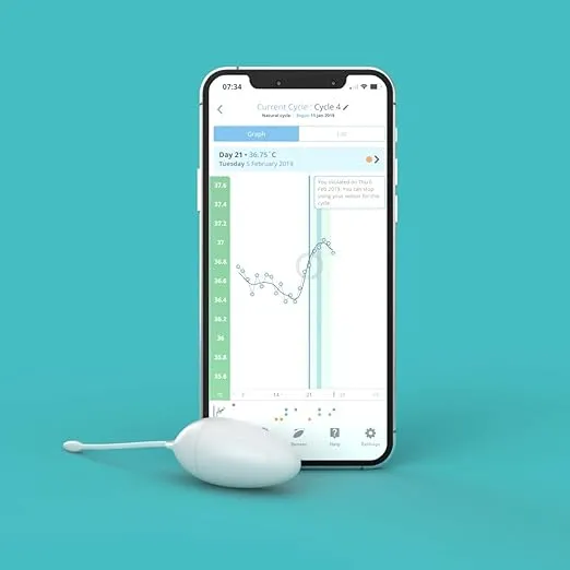 OvuCore by OvuSense - Real Time Ovulation Test & Predictor, Fertility Monitor Kit with Tracking App Included, Clinically Proven Accuracy Even for Irregular Cycles and PCOS