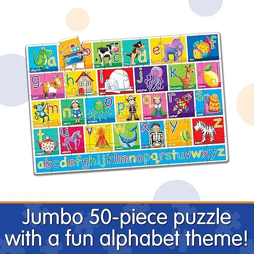 The Learning Journey: Jumbo Floor Puzzles - Alphabet - Extra Large Puzzle Measures 3 ft by 2 ft - Preschool Toys & Gifts for Boys & Girls Ages 3 and Up (436318)
