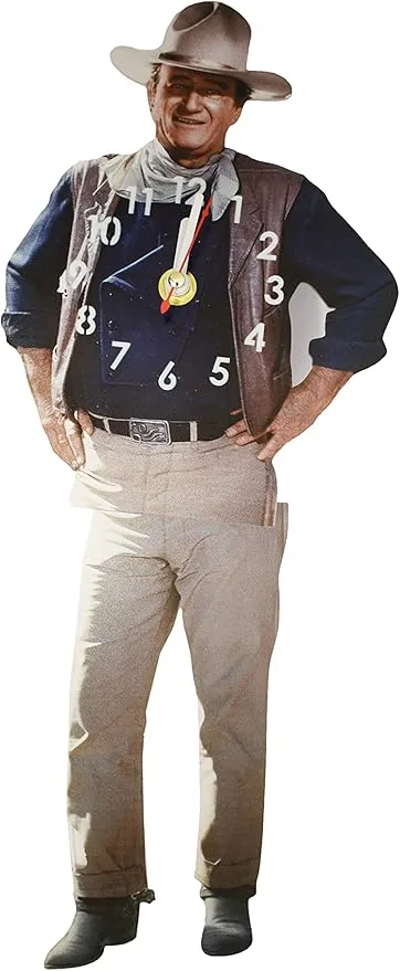John Wayne Swinging Legs Clock - Mid-South Products