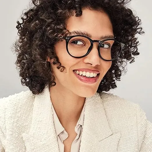 Prive Revaux The Maestro Readers – Classic Round Reading Glasses with Small Frame – Anti-Glare, Scratch-Resistant, Blue Light Blocking Lenses – For Men & Women – Caviar Black, 2.5
