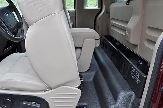DU-HA Behind-the-Seat Storage Fits 04-08 Ford F-150 Regular Cab, Black, Part #20105
