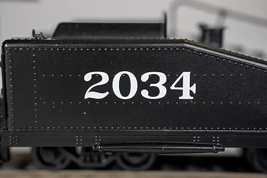 Bachmann Trains - USRA 0-6-0 Locomotive with Smoke and Slope Tender - ATSF #2034 - HO Scale
