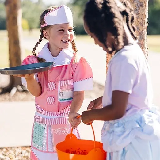 Melissa & Doug Waitress Role Play Costume Set (7 pcs) - Includes Apron, Order Pad, Cap