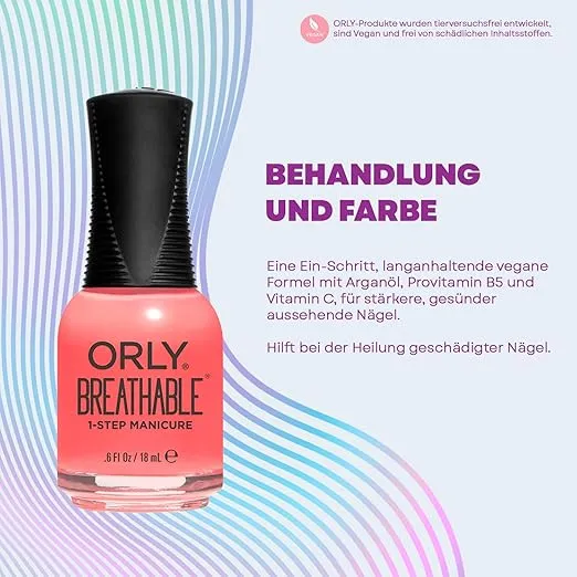 Orly Breathable Nail Color, Nail Superfood, 0.6 Fluid Ounce
