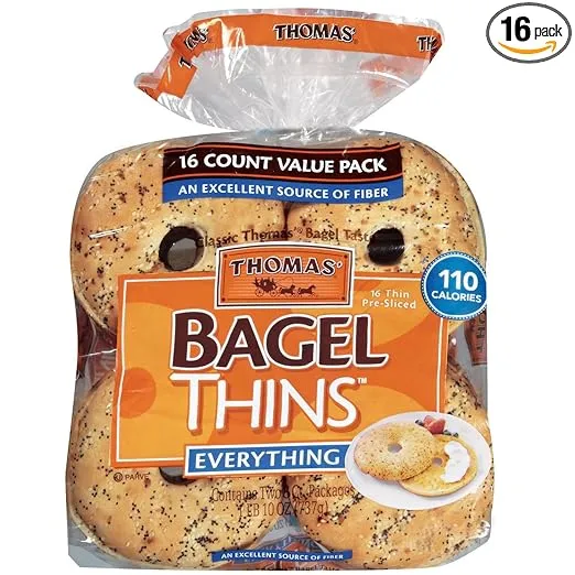 Thomas' Everything Bagel Thins - 16 ct.