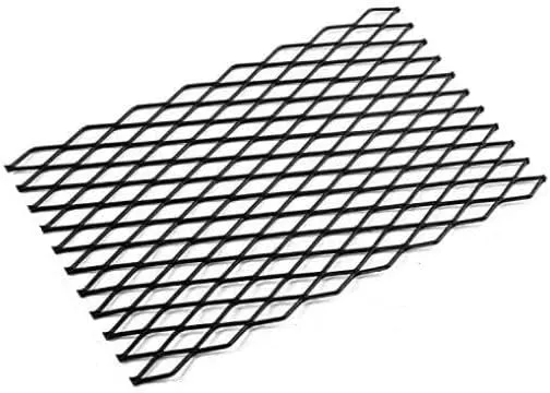 Steel Retainer Ember for Fireplace Grates 16 * 10in, Heavy Duty Solid Steel Black