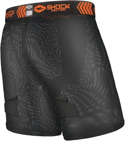 Shock Doctor Men’s Loose Hockey Shorts Supporter with BioFlex Cup Included, Adult, Youth, Boys Sizes