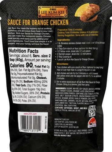 Panda Sauce For Mandarin Orange Chicken, 8 Ounce