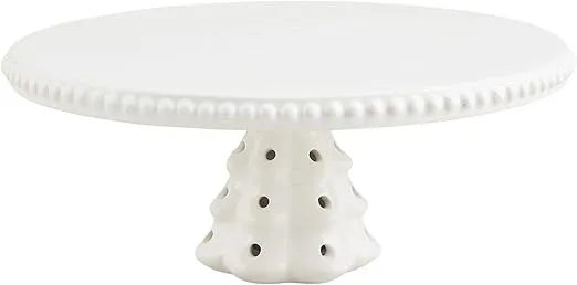 Mud Pie Led Tree Pedestal, White