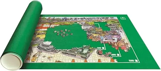 Jumbo, Puzzle Mates, Puzzle & Roll up to 1500 pieces, Jigsaw Puzzle Mat, Puzzle Storage