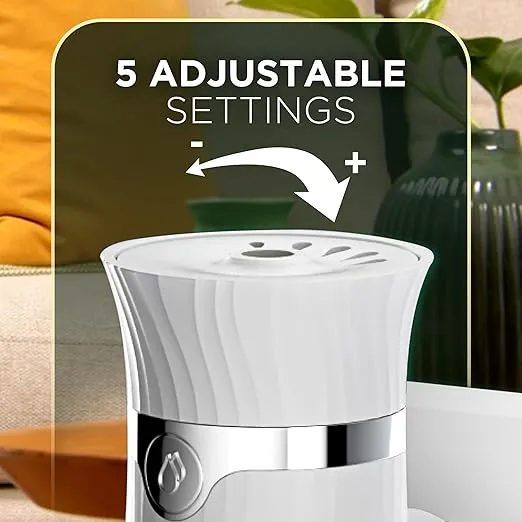 Air Wick Advanced Plug In Scented Oil Warmer, Advanced Gadget, Home Air Freshener, White (Pack of 4, Gadget Only, Refills Sold Separately)