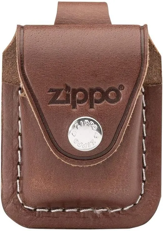 Zippo Lighter Pouch with Loop, Brown
