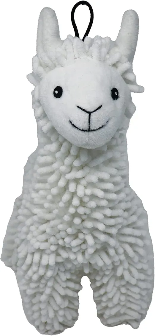 Snuggle Puppy Tender-Tuffs Easy Grab - Cute Plush Dog Toys - Stuffed Giavanna Llama with Tough Puncture Resistant Squeaker