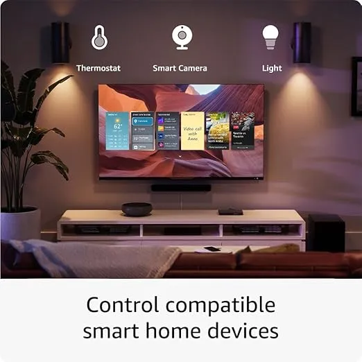 Certified Refurbished Amazon Fire TV Stick 4K Max streaming device, supports Wi-Fi 6E, free & live TV without cable or satellite